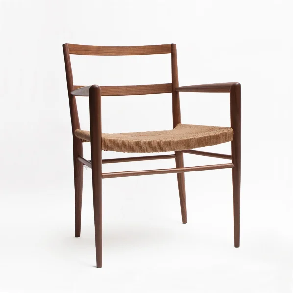 Woven Rush-Backed Dining Chairs - DCA 450 + DCA 650 — Smilow Design